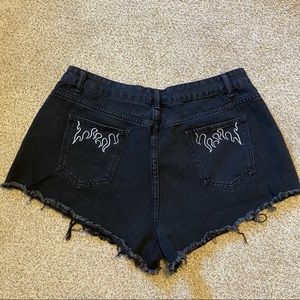 SHEIN flame high rise shorts